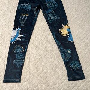 Alice in Wonderland Patterned Leggings